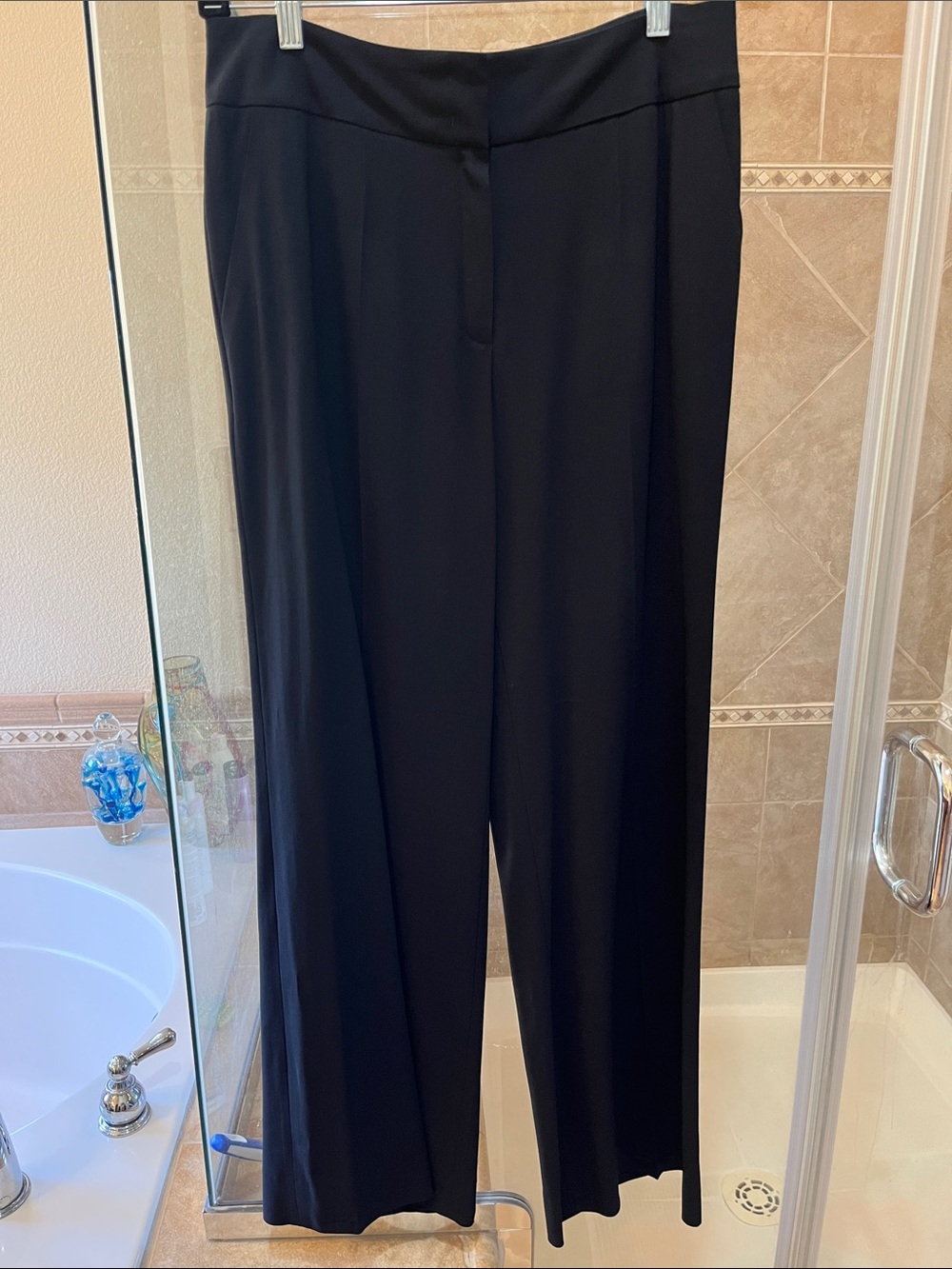 Escada Black Wide-Leg Dress Pants